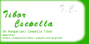 tibor csepella business card